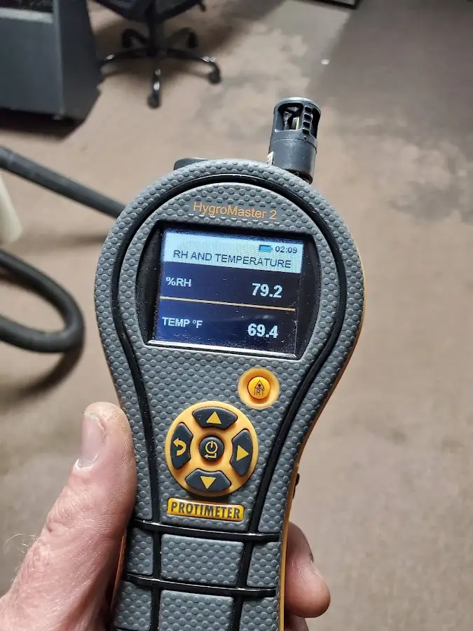 Moisture meter humidity assessment for Fire & Smoke Damage Restoration in Mountain View
